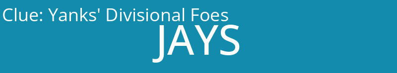 Yanks' Divisional Foes