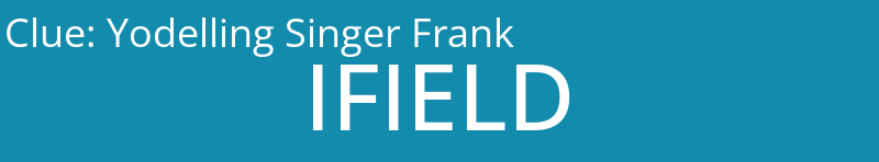 Yodelling Singer Frank