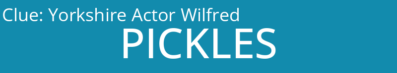 Yorkshire Actor Wilfred