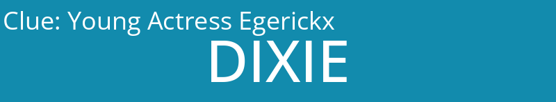 Young Actress Egerickx