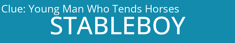 Young Man Who Tends Horses