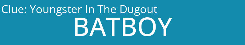 Youngster In The Dugout