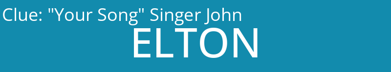 "Your Song" Singer John