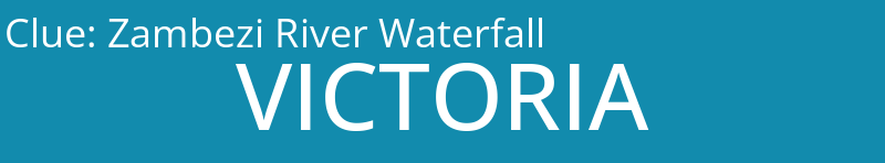 Zambezi River Waterfall