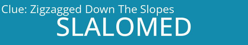 Zigzagged Down The Slopes