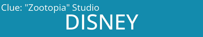 "Zootopia" Studio